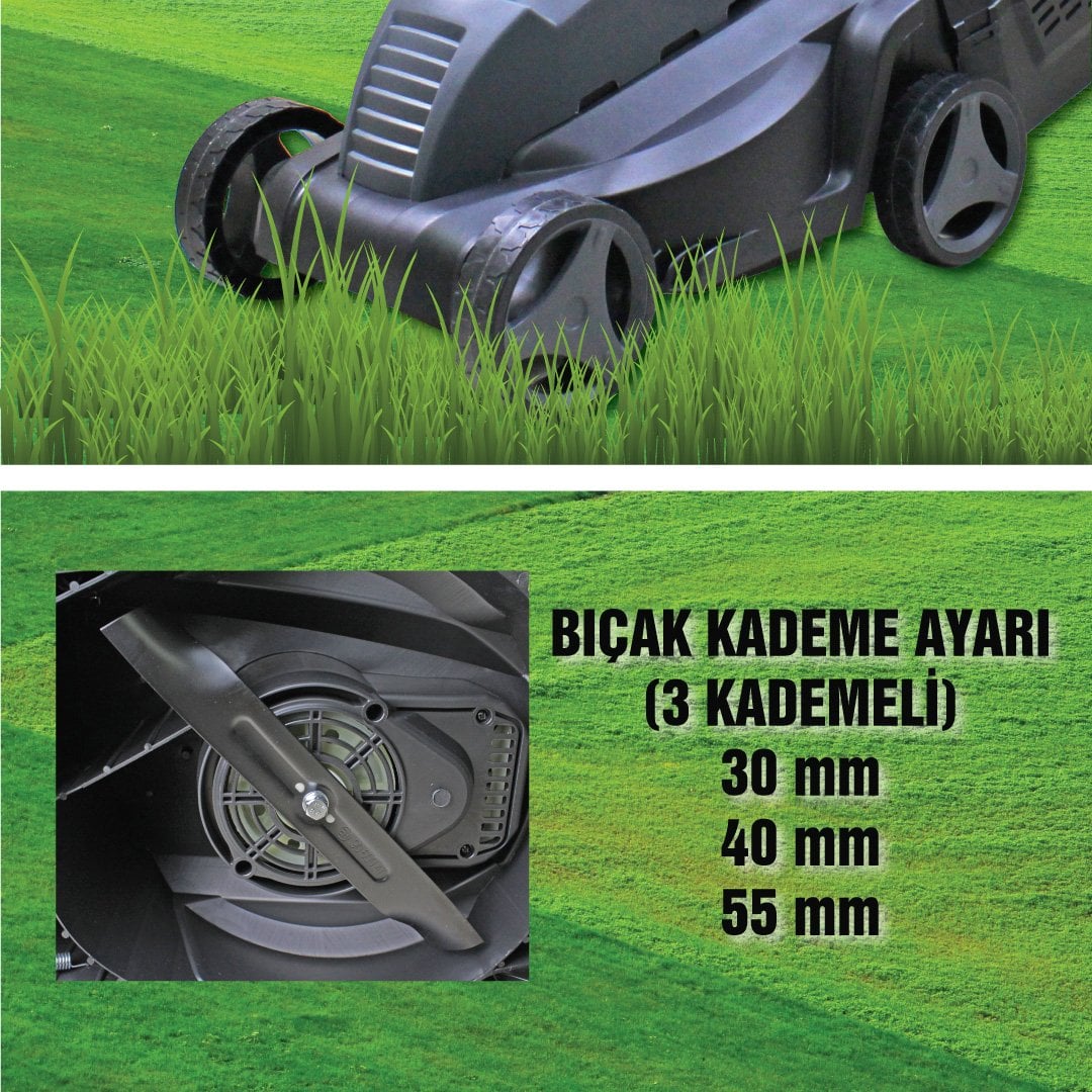 Elektrikli Çim Biçme Makinesi