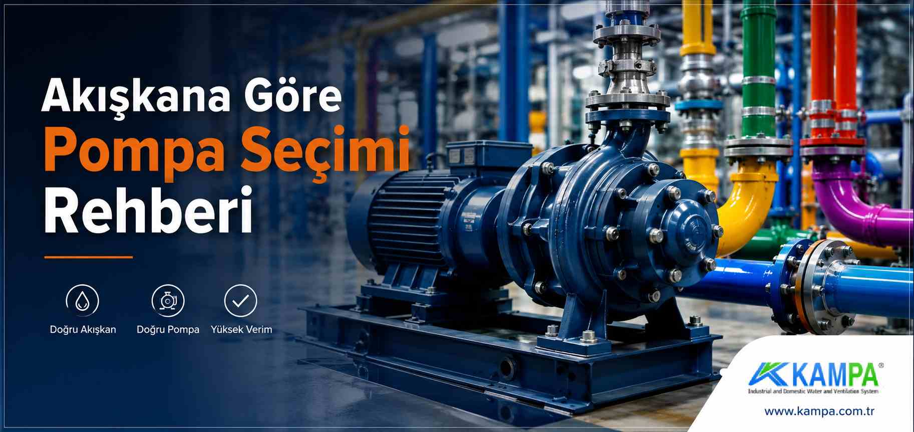 Akışkana göre pompa seçimi bloğu