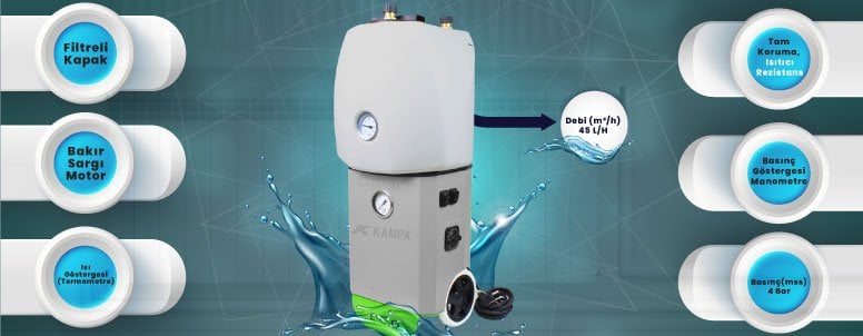 Kampa Eco Petek Temizleme Makinası Rezistanslı Özellikler