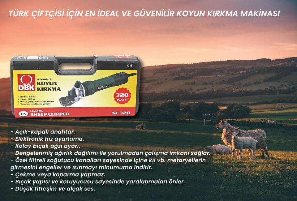 Dbk SC 320 Koyun Kırkma Makinesi