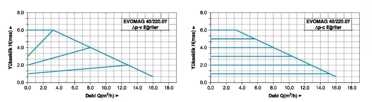Master EVOMAG 40/220.07 Flanşlı Sirkülasyon Pompası