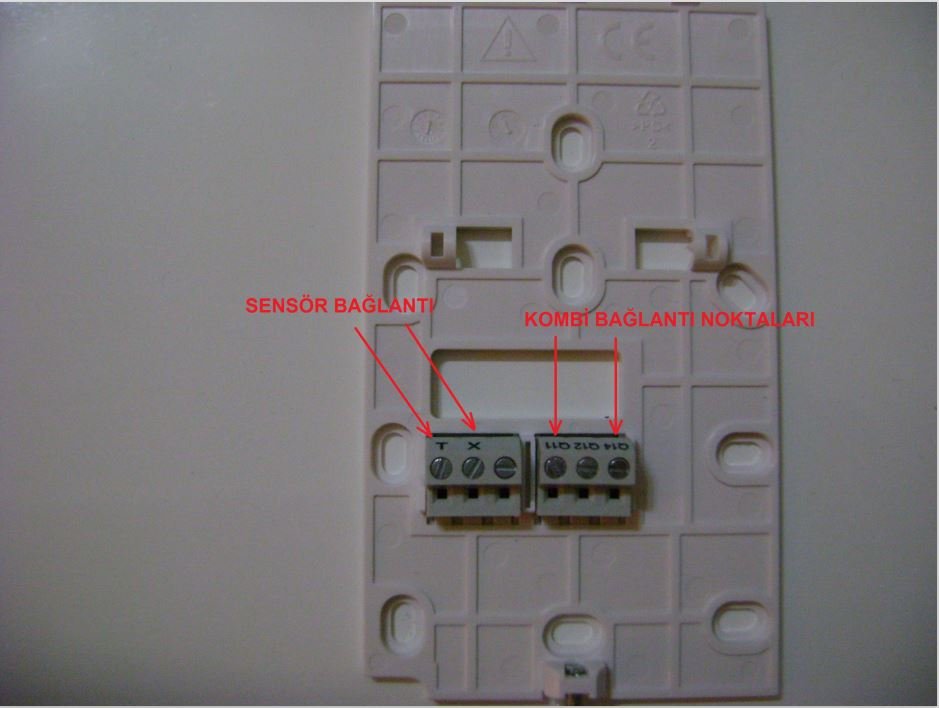 Siemens RDE 100.1 Oda Termostatı Bağlantı Şeması