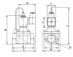 S1012 solenoid valf pk na ölçü