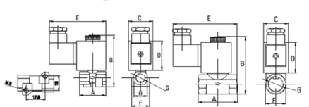 Buhar Solenoid Valf S2073 Serisi Ölçü