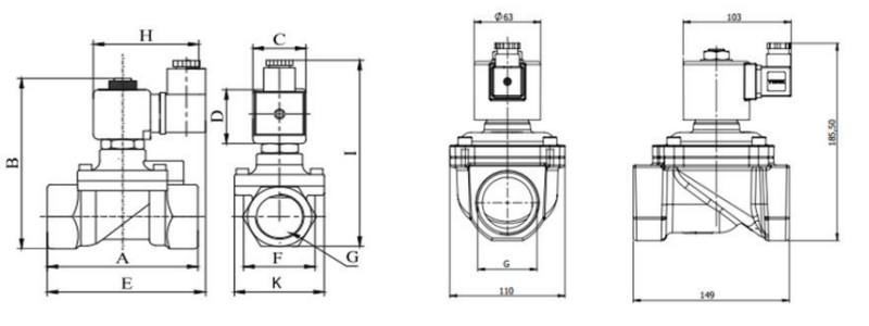 Kompressör Solenoid Valf S5078P Ölçü