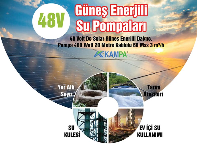 Güneş enerjili dalgıç pompa