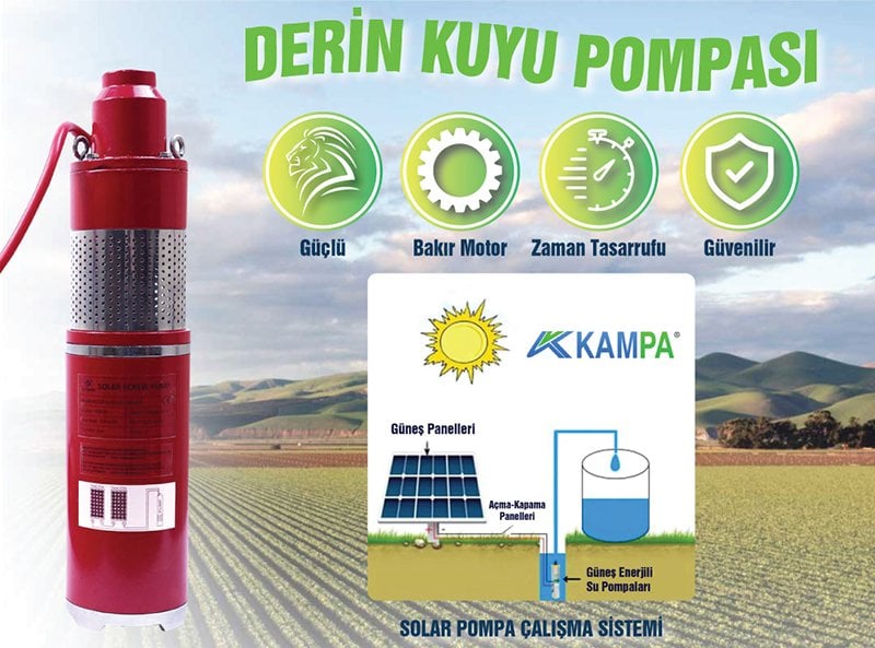 Solar Dc Dalgıç Pompa