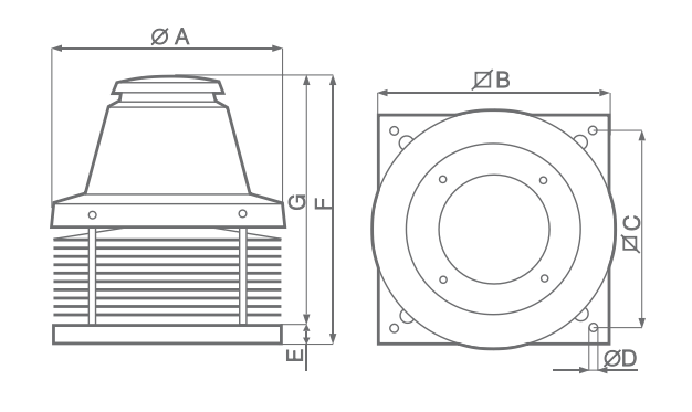 Vortice Ticaramino baca ve şömine fan boyutları