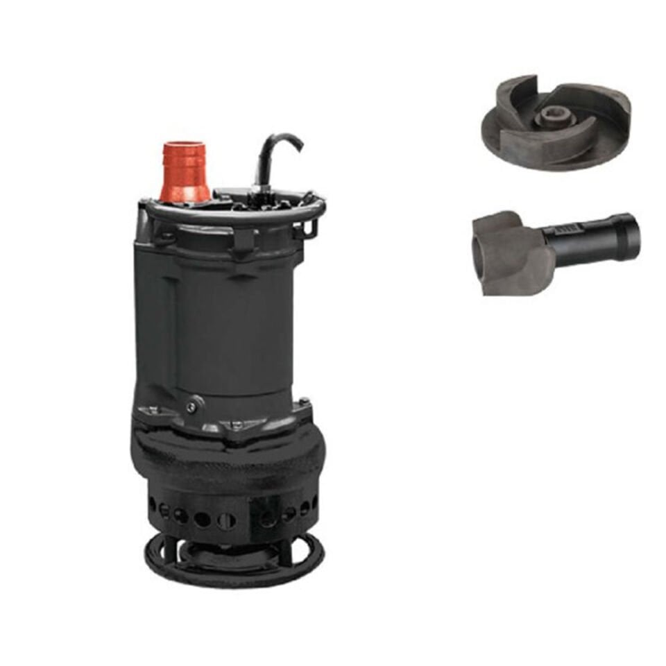 LEO 80KBS44 Karıştırıcılı Çamur Pompası Trifaze (380 V) 5.5 Hp