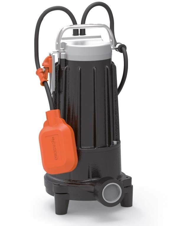 Pedrollo TR 0.75 Parçalayıcı Bıçaklı (Öğütücülü) Foseptik Dalgıç Pompa Trifaze (380V) 16,5 mss 7.5 m³/h