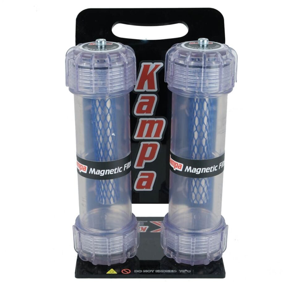Kampa Çiftli Manyetik Filtre - Kireç, Tortu ve Metal Toz Filtresi