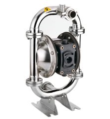 Huge Pump-Günalsan HP10 Paslanmaz Gövdeli Diyaframlı Havalı Pompa 150 Litre/Dakika 7 Bar 1''