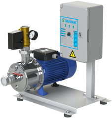 Sumak SMINOX12A 220/2 Emişli Paslanmaz Kademeli Hidrofor 7 Kat 14 Daire