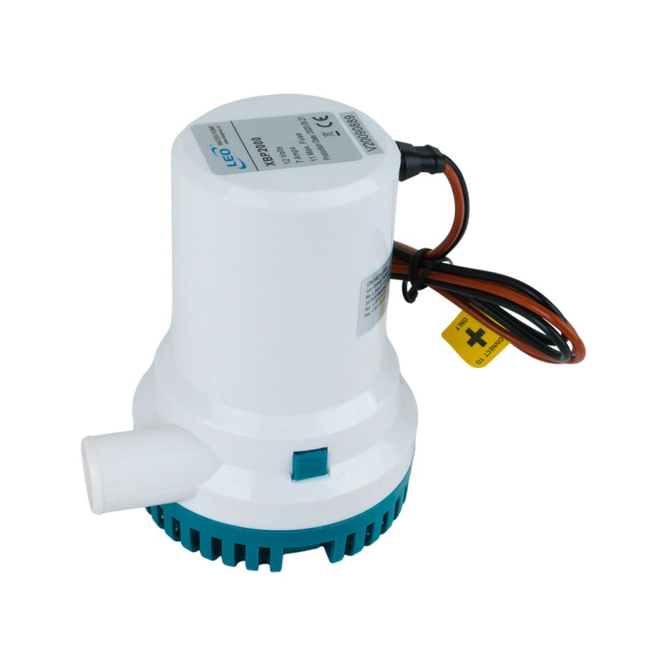 LEO XBP-2000 Sintine Pompası 12V 2000 GPH - 125 lt/dk - 4 mss