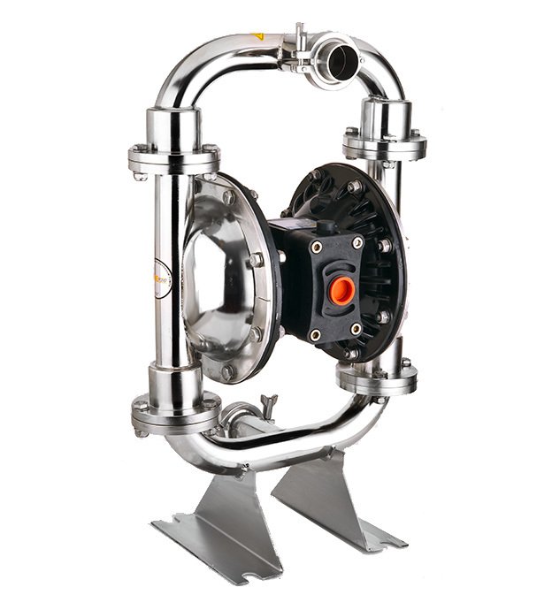Huge Pump-Günalsan HP15 Paslanmaz Gövdeli Diyaframlı Havalı Pompa 400 Litre/Dakika 7 Bar  1½'' Yeni Nesil Teflon