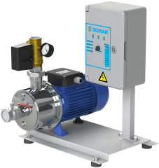 Sumak SMINOX12A 220/2T Emişli Paslanmaz Kademeli Hidrofor 7 Kat 14 Daire