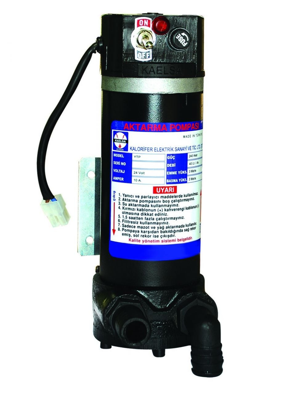 Kaelsa 24 Volt Mazot ve Yağ Aktarma Pompası