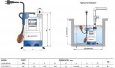 Pedrollo TOP 2 VORTEX Flatörlü Plastik Gövdeli Drenaj Dalgıç Pompa 7 mss 10.8 m³/h
