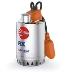 Pedrollo RXm 1 Flatörlü Full Paslanmaz Drenaj Dalgıç Pompa Monofaze(220 Volt) 7.5 mss 9.6 m³/h