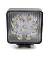 Beyaz Işıklı Kare Led Lamba Off Road Sis Farı 9 Ledli 12-24 Volt YERLİ ÜRETİM