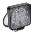 Beyaz Işıklı Kare Led Lamba Off Road Sis Farı 9 Ledli 12-24 Volt YERLİ ÜRETİM