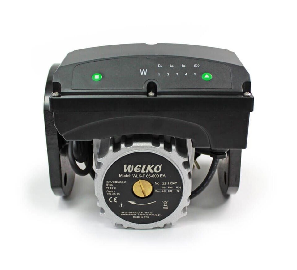 Welko WLK FP 65/12 Frekans Konvertörlü Flanşlı Sirkülasyon Pompası 340 mm 12 mss 49 m3/h