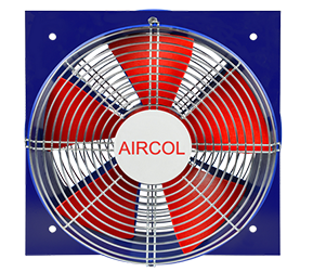 AIRCOL S 400 Kare Plastik Gövdeli Sanayi Tipi Aspiratör Asitli ve Nemli Ortam Fanı