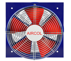 AIRCOL S 450 Kare Plastik Gövdeli Sanayi Tipi Aspiratör Asitli ve Nemli Ortam Fanı