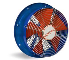 AIRCOL S 300 Plastik Gövdeli Sanayi Tipi Aspiratör Asitli ve Nemli Ortam Fanı