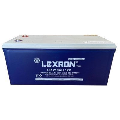 LEXRON Jel Akü, Güneş Enerji Aküsü, Solar Jel Akü, 210 AH Jel Akü
