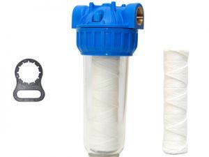Aquafer 10 inç İp Sargılı 10 Mikron Su Filtresi 1 inç