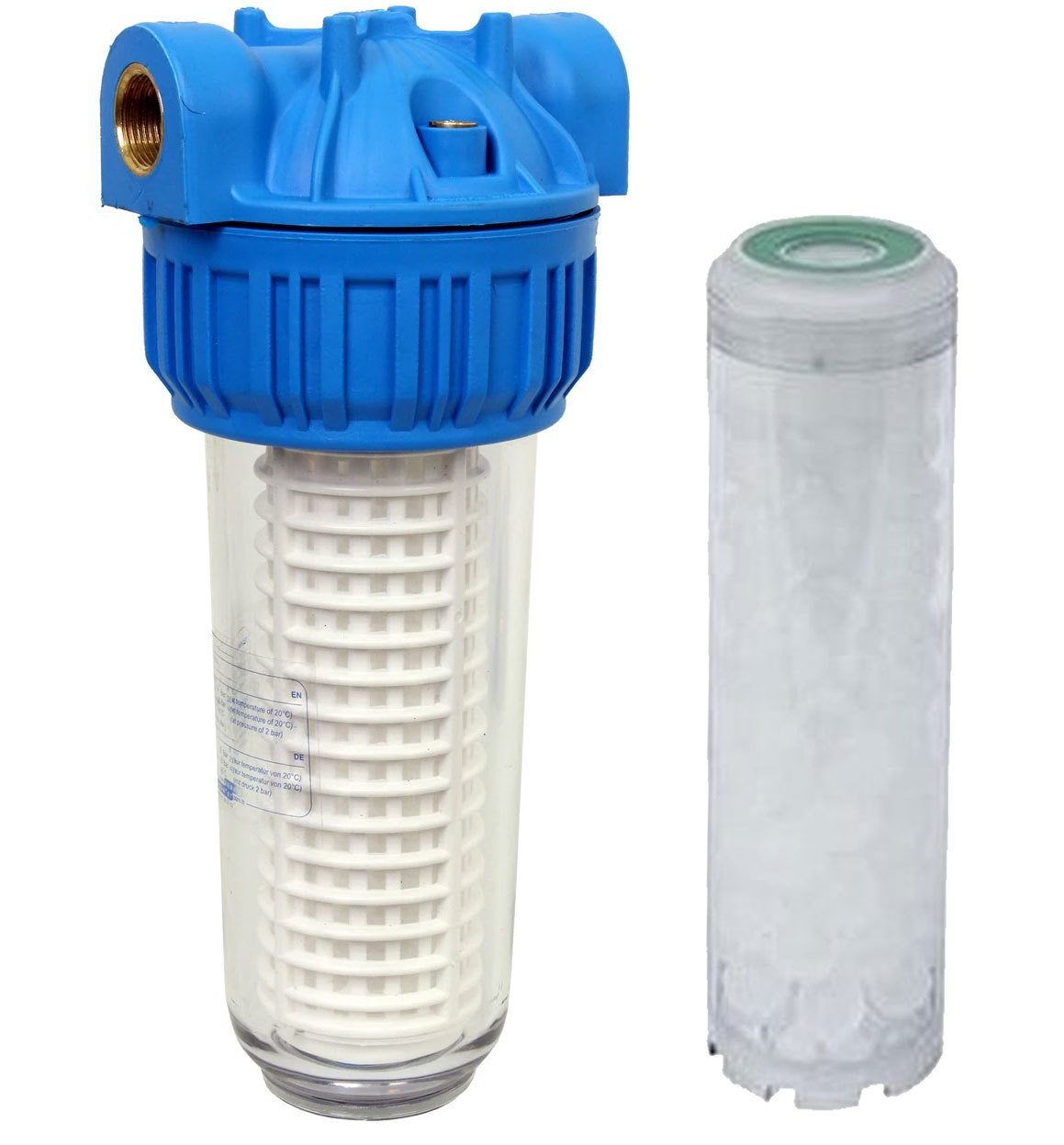 Aquafer 10 inç Siliphos Tüp Kireç Önleyici Su Filtresi 1 inc