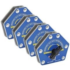 Çırak-25M/A Manyetik Kaynak Gönyesi 4 ADET On-Off Anahtarlı 6 Açılı, 15-25 Kg Kaynak Tutucu Mıknatıs