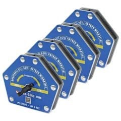 Çırak-50M/A Manyetik Kaynak Gönyesi 4 ADET  On-Off Anahtarlı 6 Açılı, 35-50 Kg Kaynak Tutucu Mıknatıs