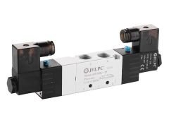 Jelpc 4V330 Pnömatik Yön Kontrol Valfi 5/3 Çift Bobin