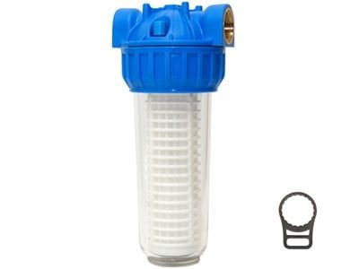 Aquafer 10 inç Yıkanabilir Su Süzme Filtresi 1.1/4 inc 50 Mikron