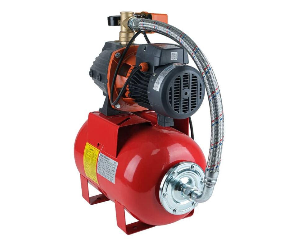 Leo Ajm110 5 Kat 5 Daire 1.5 Hp Hidrofor, 24 Litre Yatay Tanklı Hidrofor, Ev Tipi Hidrofor
