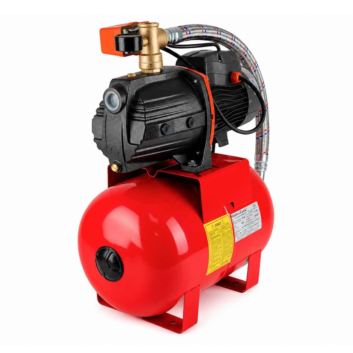 Leo Ajm110 5 Kat 5 Daire 1.5 Hp Hidrofor, 24 Litre Yatay Tanklı Hidrofor, Ev Tipi Hidrofor