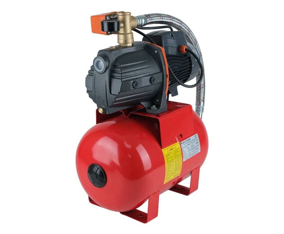 Leo Ajm110 5 Kat 5 Daire 1.5 Hp Hidrofor, 24 Litre Yatay Tanklı Hidrofor, Ev Tipi Hidrofor