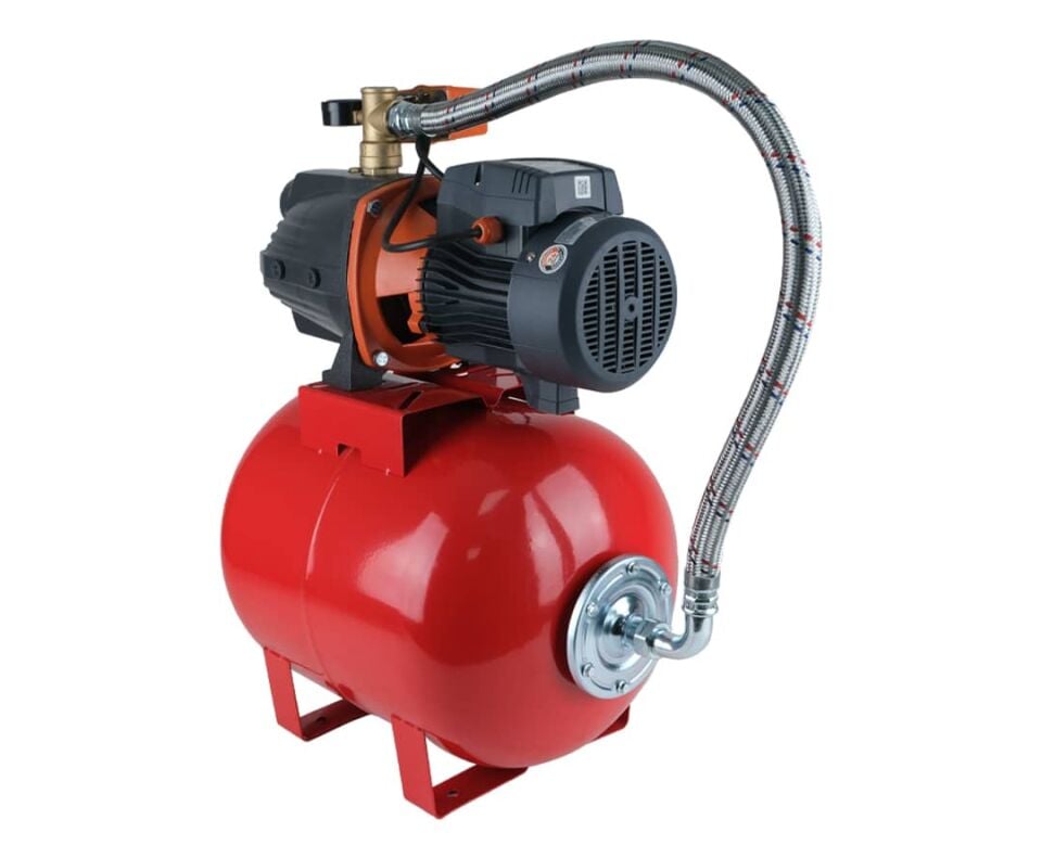 Leo Ajm150 7 Kat 10 Daire 2 Hp Hidrofor, 50 Litre Yatay Tanklı Hidrofor, Ev Tipi Hidrofor