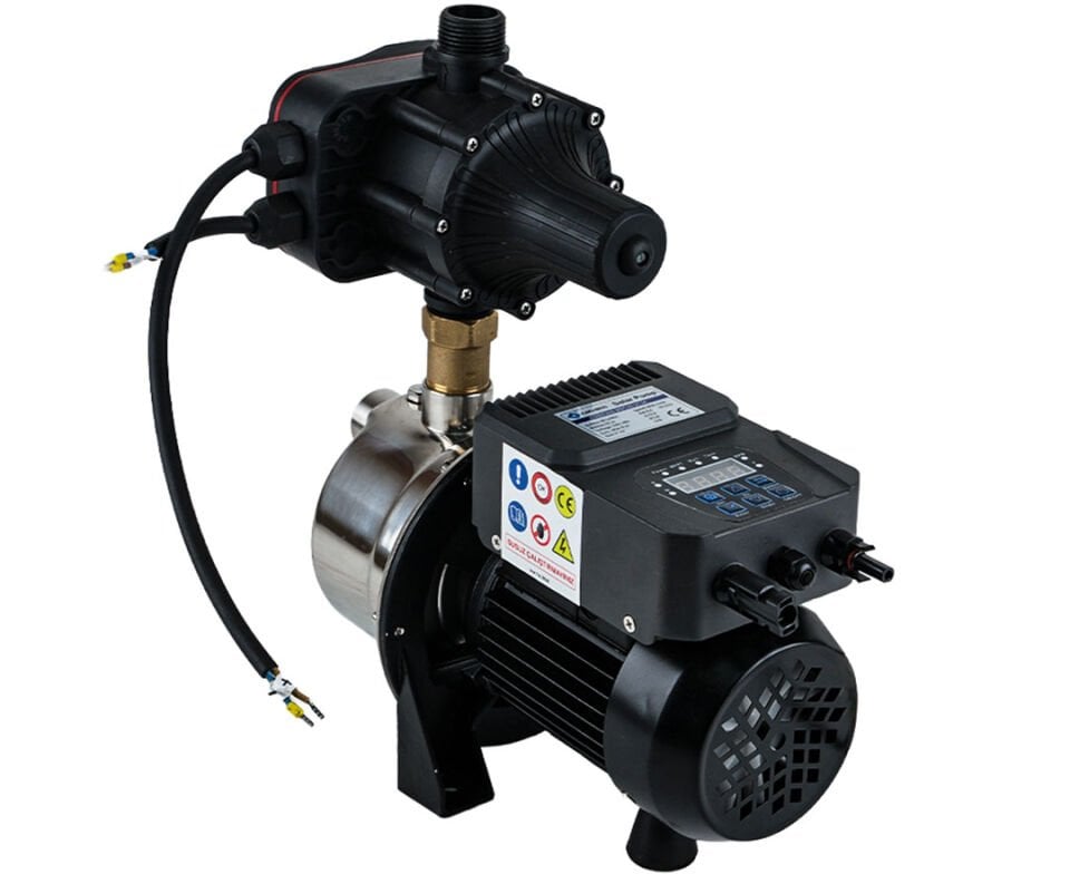 24 Volt DC Hidromatlı, Susuzluğa Karşı Korumalı Hidrofor 400 Watt 2 Kat 2 Daire