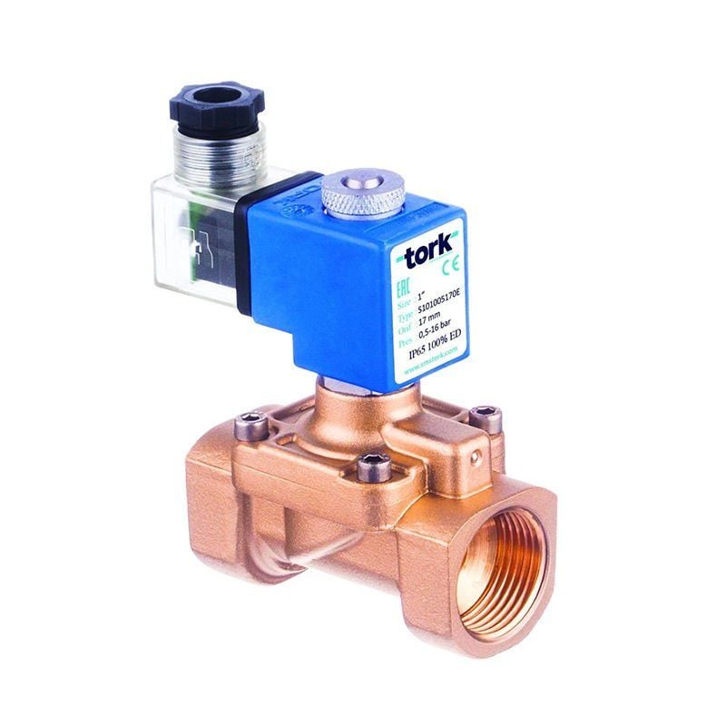Tork S2030 Buhar Solenoid Valf Pilot Kumandalı N.Kapalı Geniş Orifisli