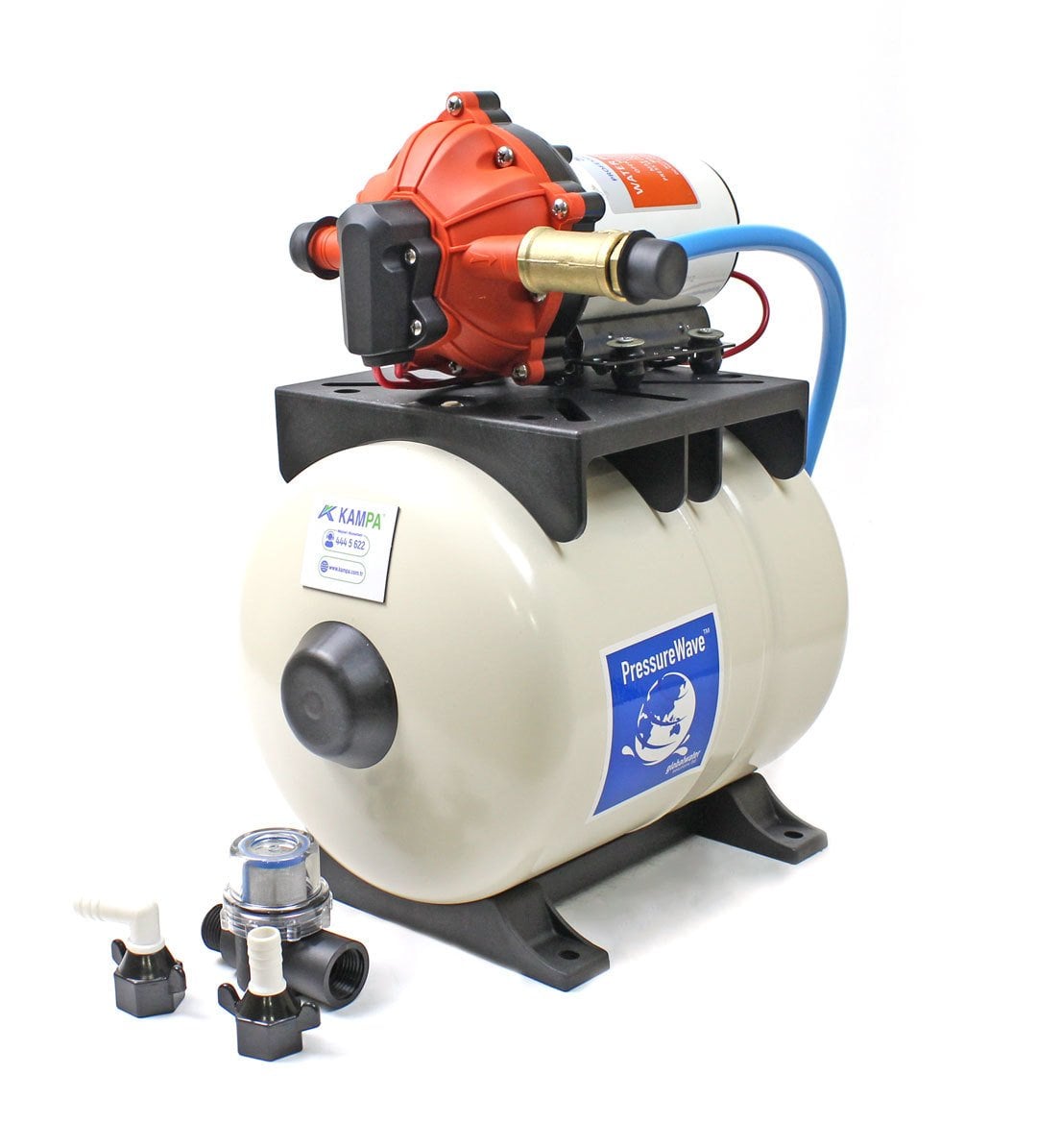 Seaflo 24 Volt Otomatik Hidrofor, Tekne, Yat, Karavan Hidroforu Pompası 8 Litre Tanklı