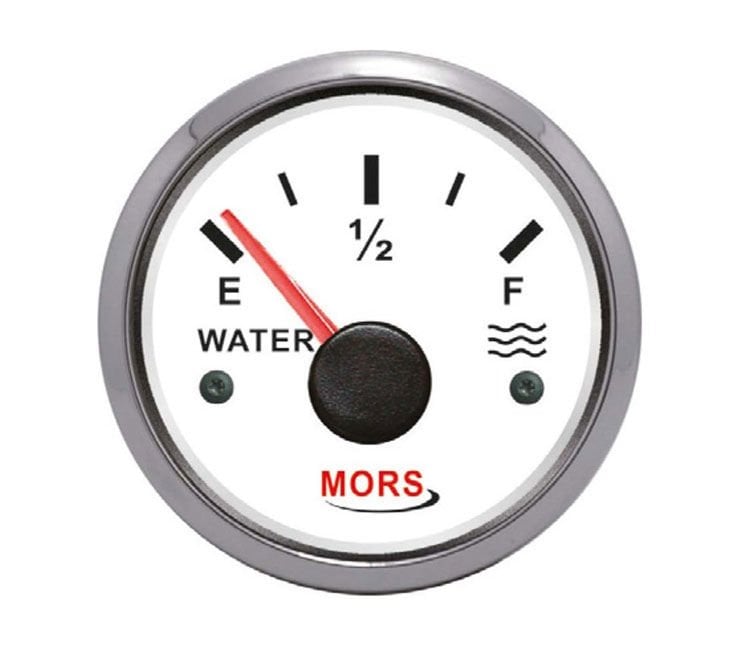Mors Temiz Su Deposu Seviye Göstergesi 12-24 V Beyaz