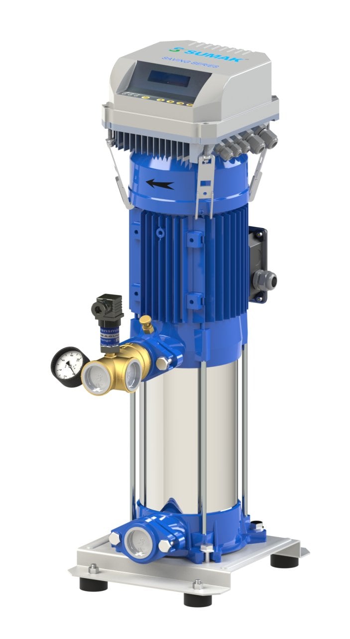 Sumak SHT-A-FK Frekans Kontrollü Düşey Milli Kademeli Hidroforlar