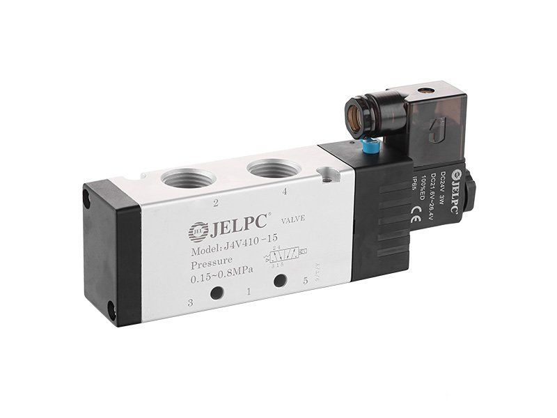 Jelpc 4V410 Pnömatik Yön Kontrol Valfi 5/2 Tek Bobin