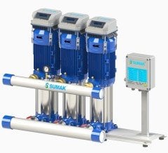 Sumak SHT-C-FK Frekans Kontrollü Düşey Milli Kademeli Hidroforlar