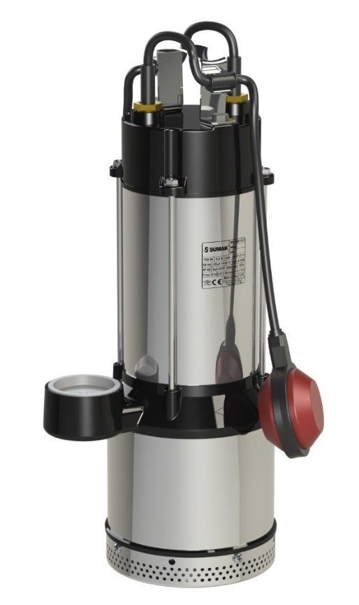 Sumak SDF 8/3 Temiz Su Dalgıç Pompa Monofaze (220V) 1.8 HP