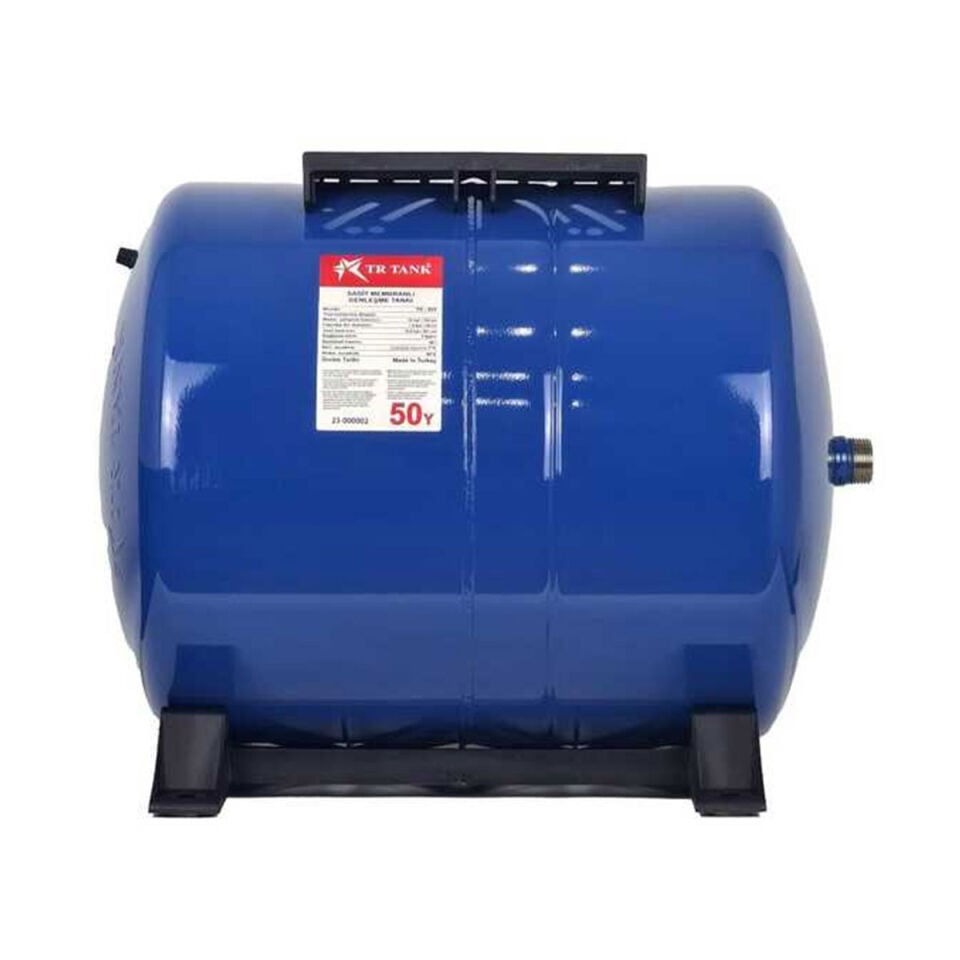 TR TANK 50 Litre 10 Bar Sabit Membranlı Patlamayan Yatay Genleşme Tankı