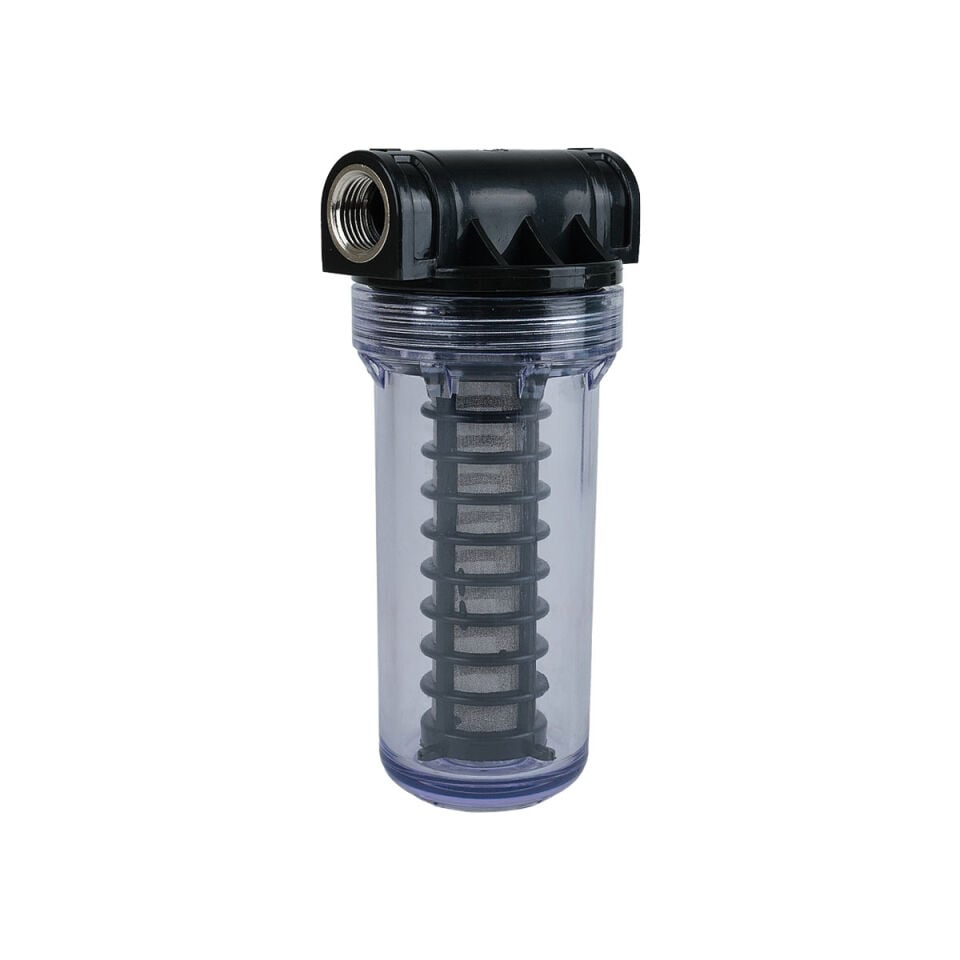 Filtek 5'' Yıkanabilir Paslanmaz Mazot Süzme Filtresi 1/2 inc 100 Mikron